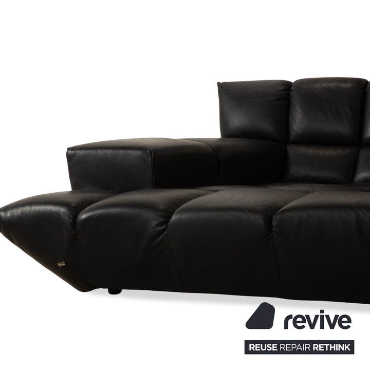 Bretz Cloud 7 Leather Corner Sofa Black Sofa Couch