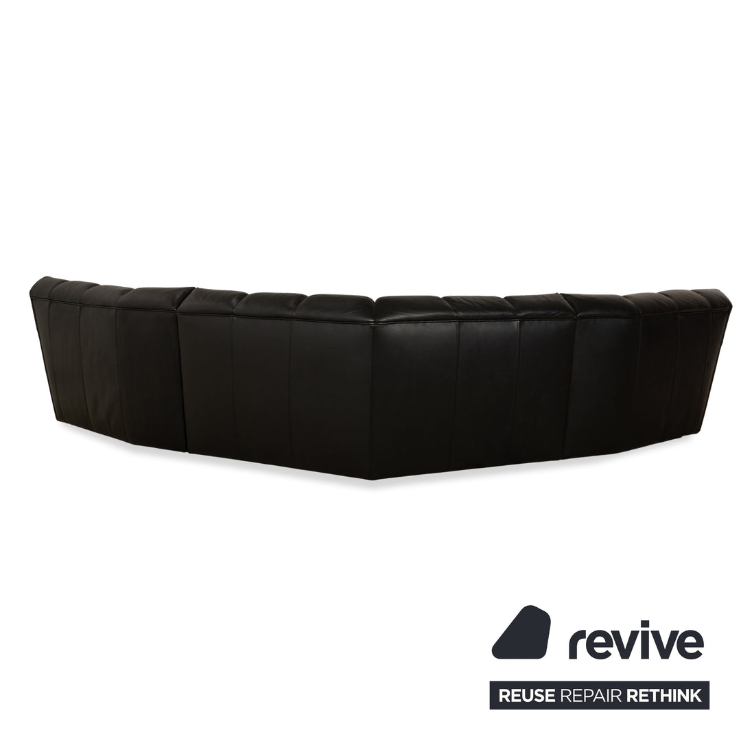 Bretz Cloud 7 Leather Corner Sofa Black Sofa Couch