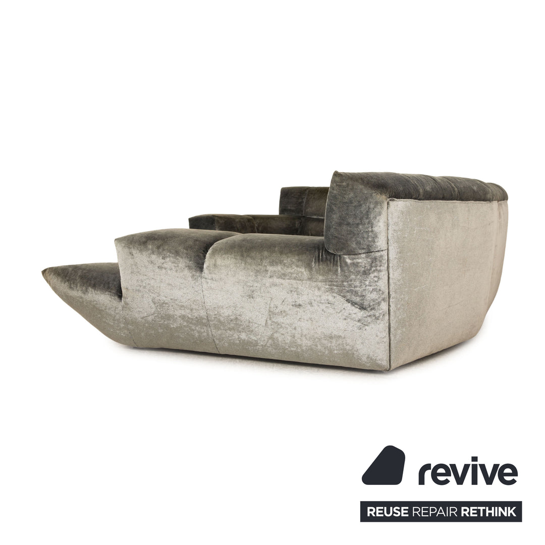 Canapé d'angle Bretz Cloud 7 en tissu gris