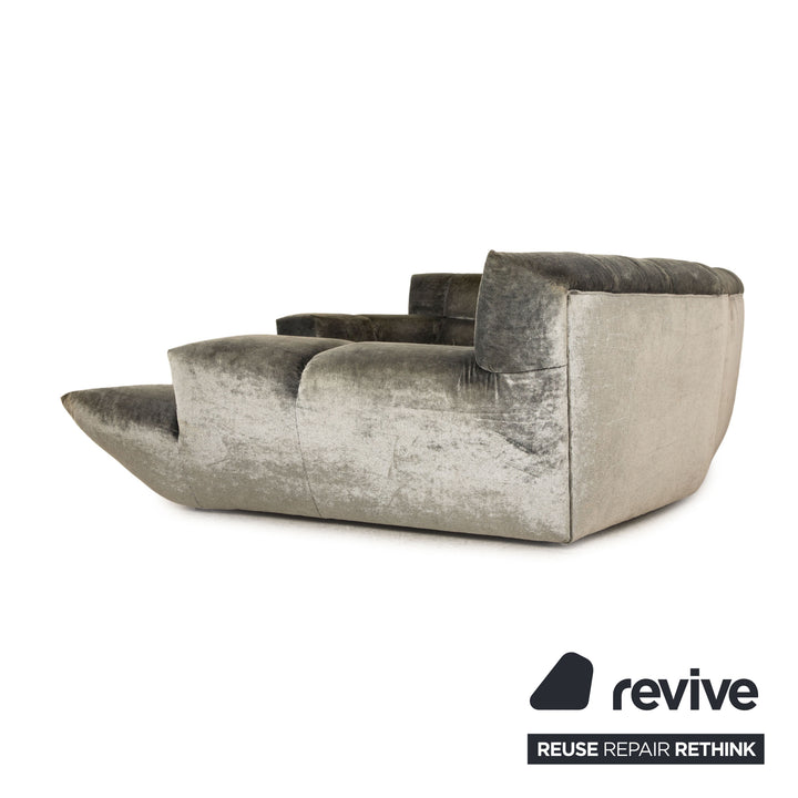 Canapé d'angle Bretz Cloud 7 en tissu gris
