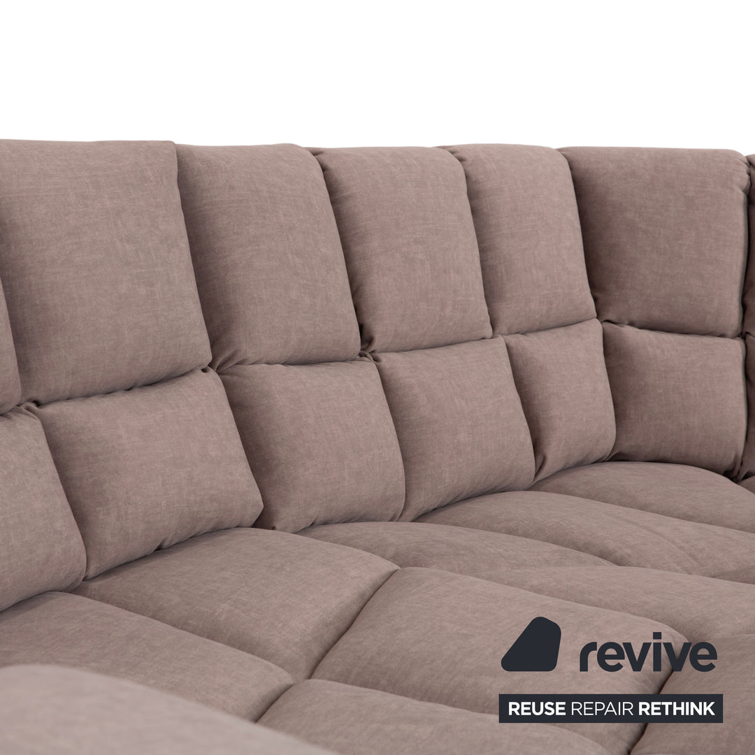 Réfection du canapé d'angle Bretz Cloud 7 en tissu gris beige