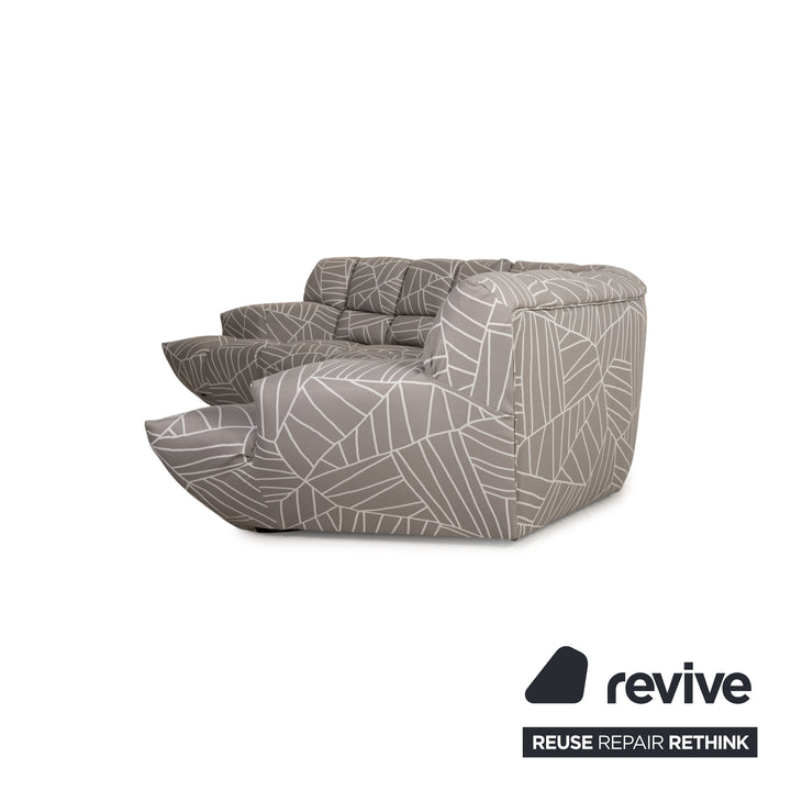 Bretz Cloud 7 Stoff Sofa Grau Couch Ecksofa Neubezug