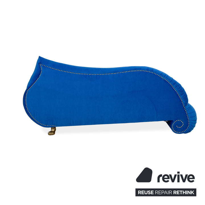 Bretz Gaudi Fabric Three Seater Blue Sofa Couch New Cover