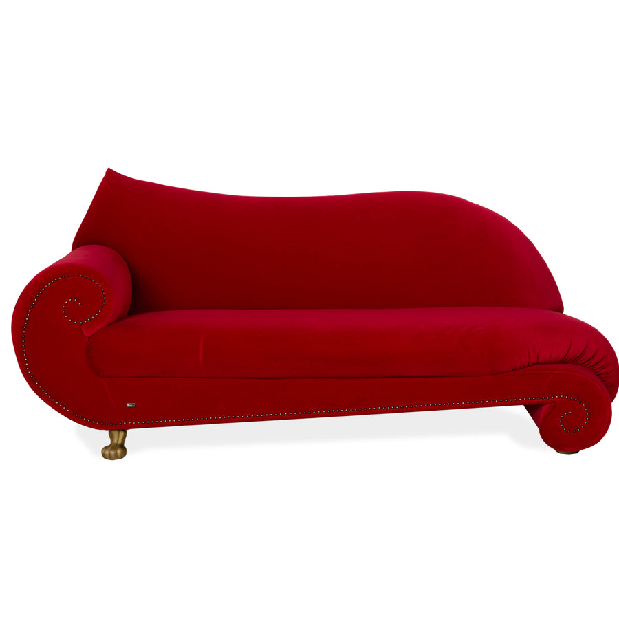 Bretz Gaudi Stoff Dreisitzer Rot Sofa Couch