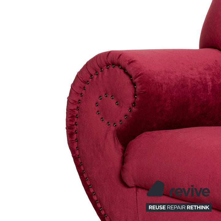 Bretz Gaudi fabric armchair red new cover