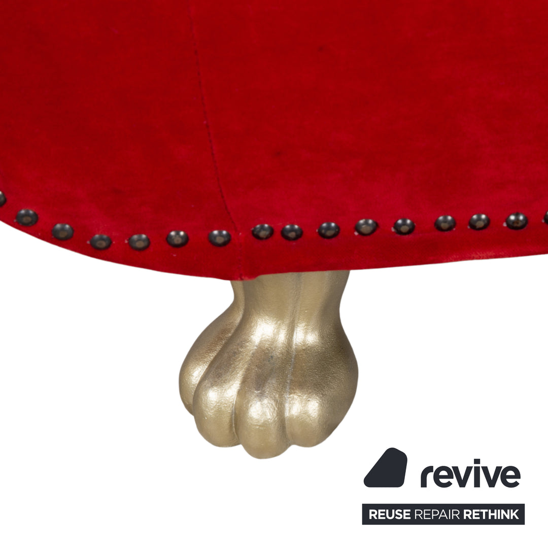 Bretz Gaudi fabric armchair red