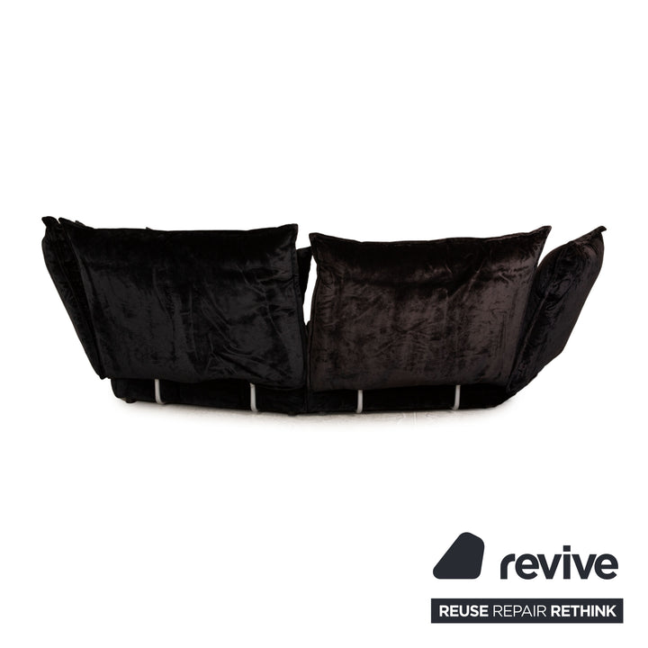 Canapé d'angle en tissu Bretz Matilda, canapé noir
