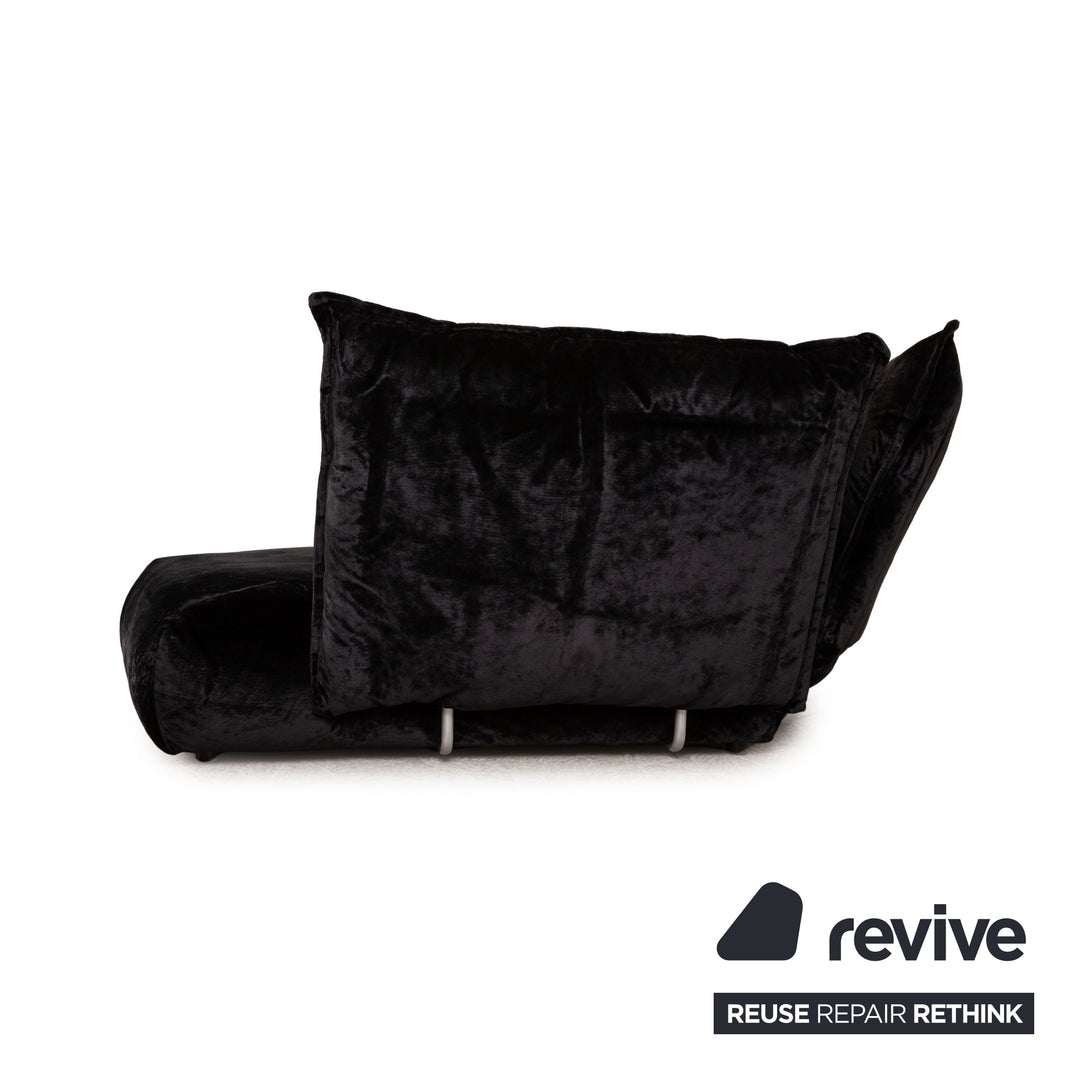 Canapé d'angle en tissu Bretz Matilda, canapé noir