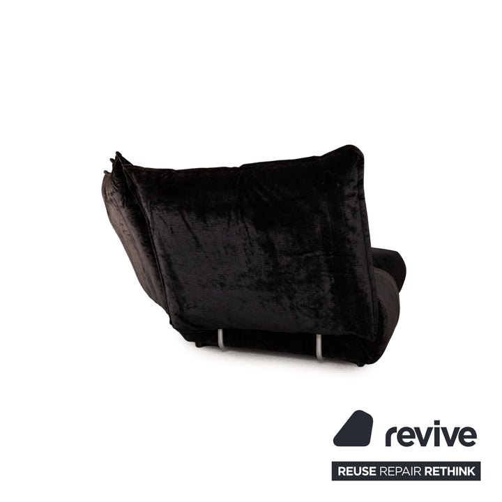 Canapé d'angle en tissu Bretz Matilda, canapé noir