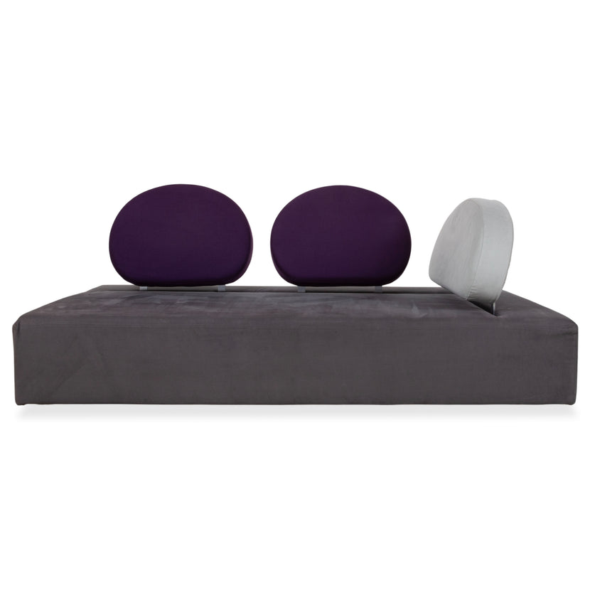 Brühl Mosspink Zweisitzer Stoff Leder Grau Anthrazit Violett bunt Sofa Couch manuelle Funktion