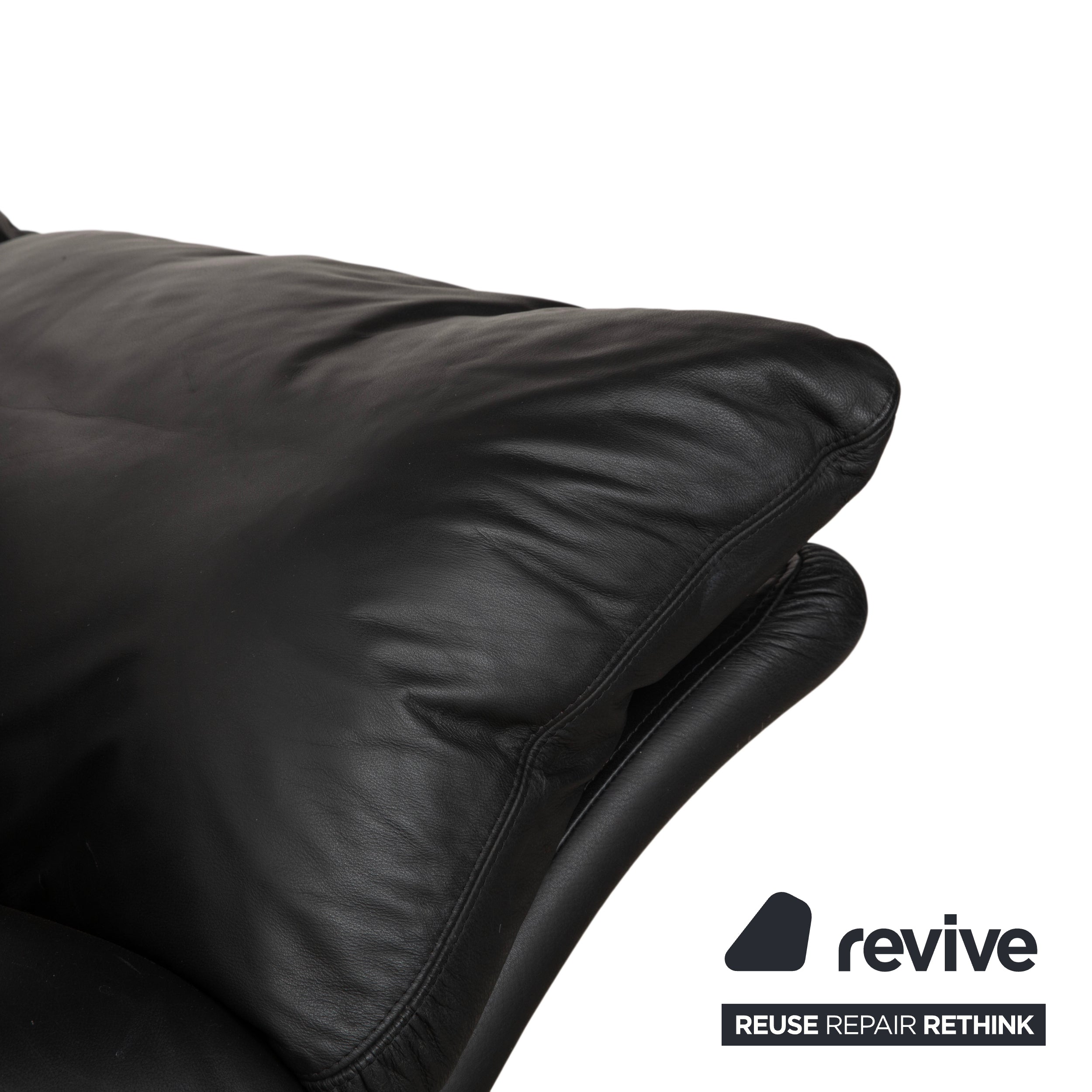 Brühl Prelude Zweisitzer Sofa Schwarz