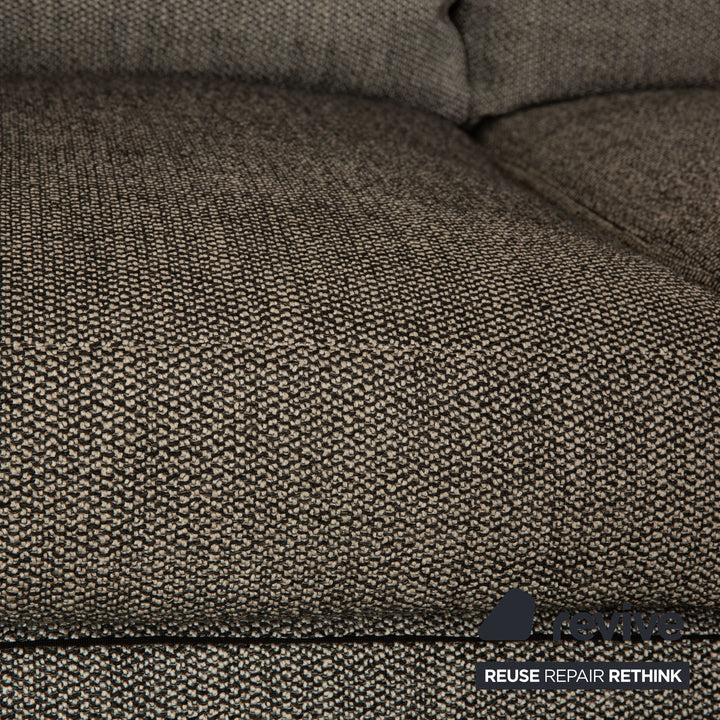 Busnelli Taylor Stoff Viersitzer Grau Sofa Couch