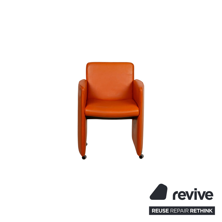 Calia Leder Sessel Orange