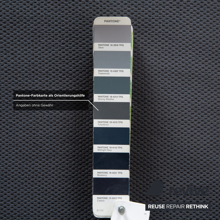 Canapé quatre places Cassina 8 en tissu bleu-gris