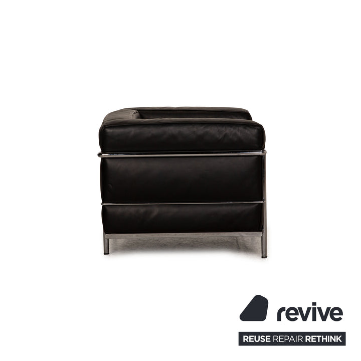 Cassina Le Corbusier LC3 Leder Sessel Schwarz
