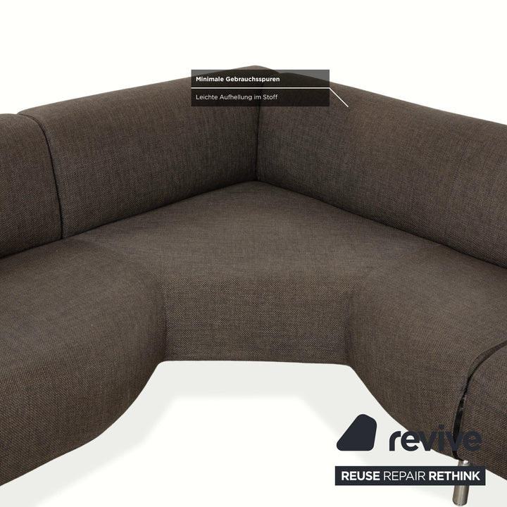 Cassina Met 250 Stoff Ecksofa Grau Sofa Couch