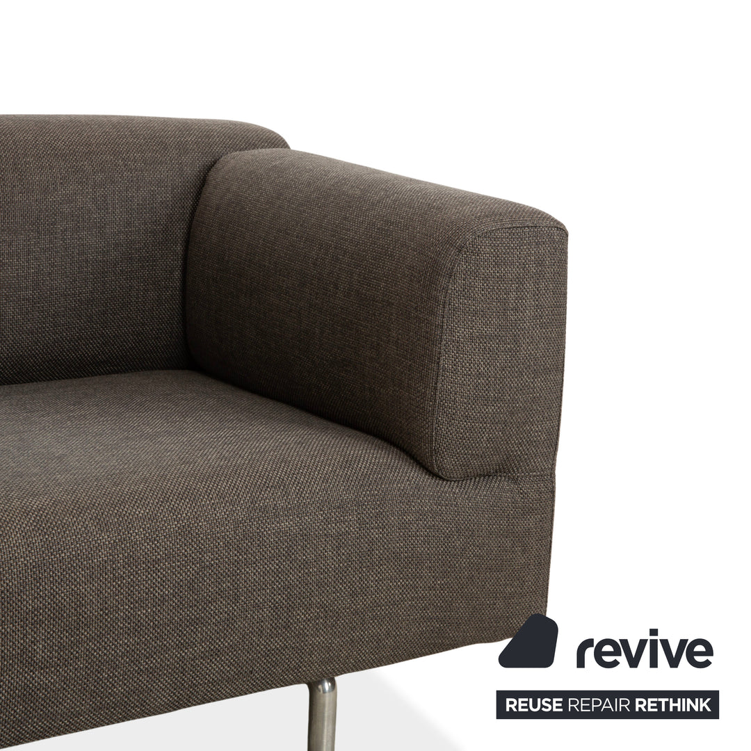 Cassina Met 250 Stoff Ecksofa Grau Sofa Couch