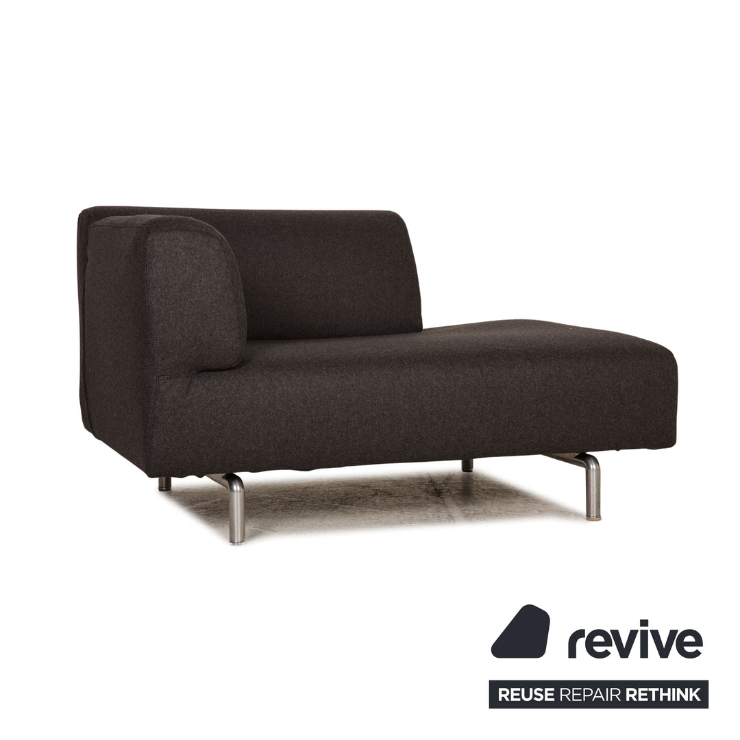 Cassina Met 250 Chaise Longue en Tissu Gris