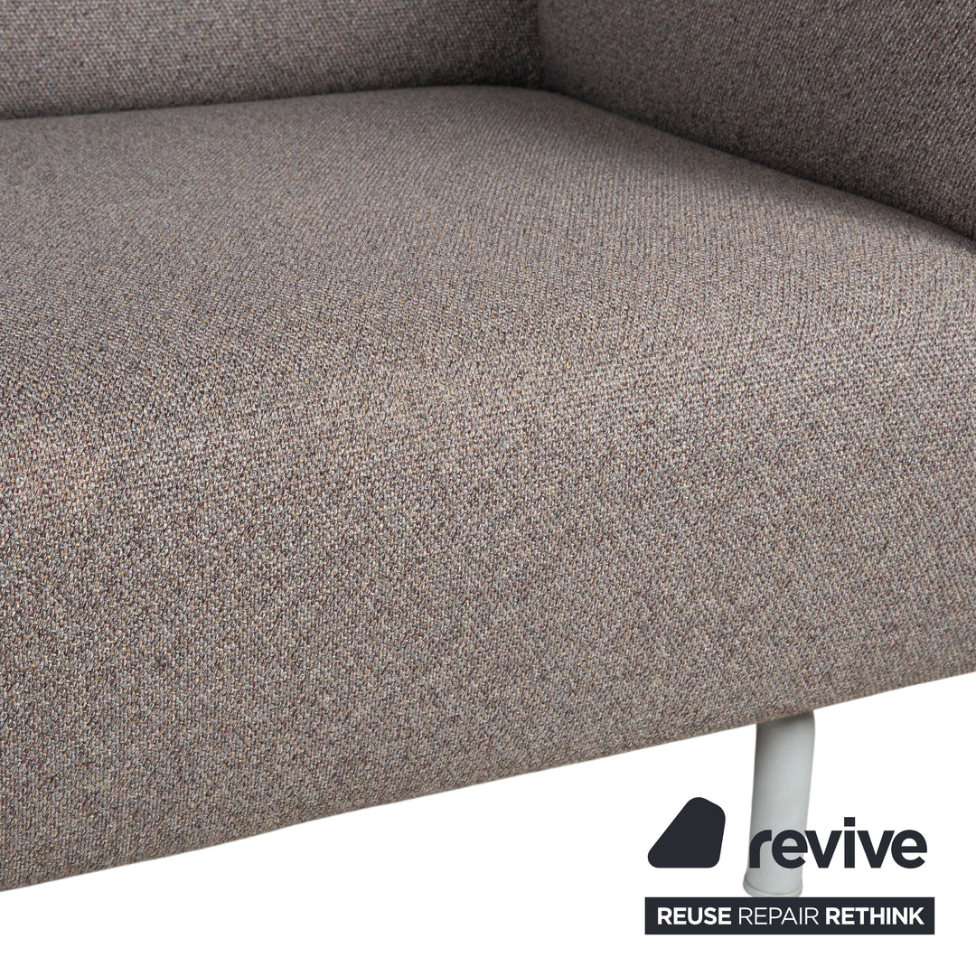 Cassina Met 250 Stoff Zweisitzer Grau Beige Sofa Couch