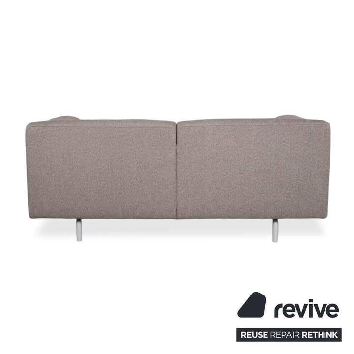 Cassina Met 250 Stoff Zweisitzer Grau Beige Sofa Couch