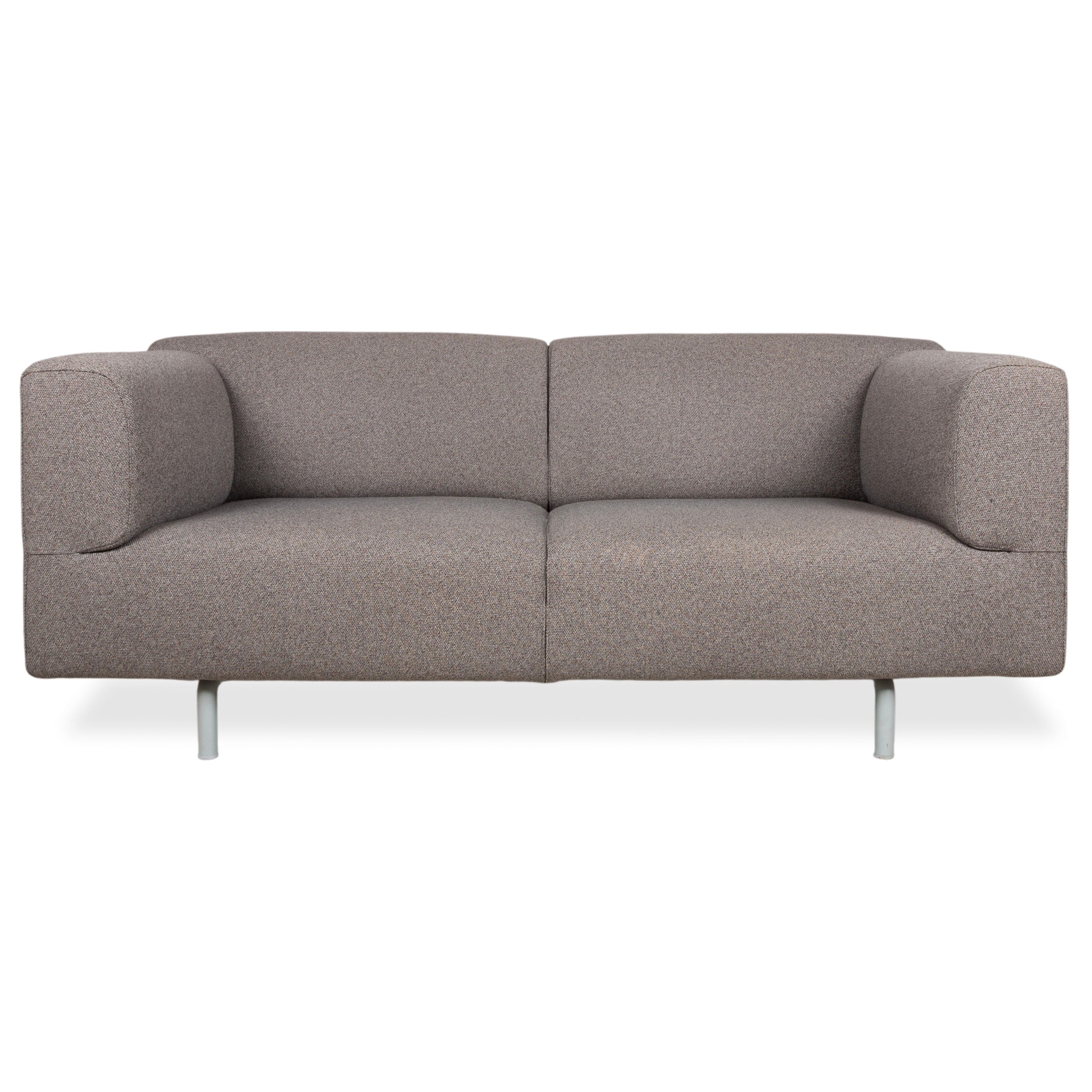 Cassina Met 250 Stoff Zweisitzer Grau Beige Sofa Couch