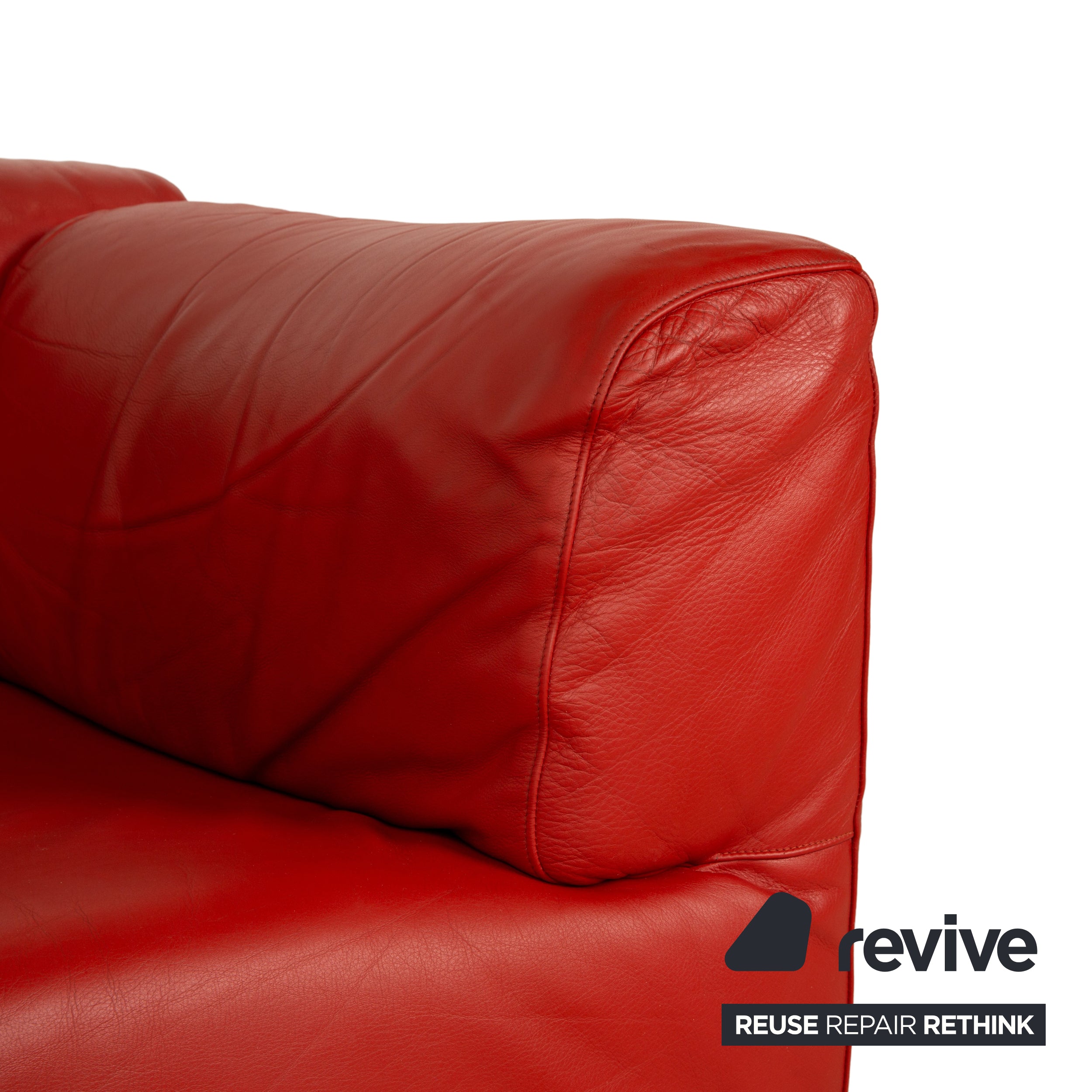 Cassina Met Leder Chaiselounge Liege Sessel Rot
