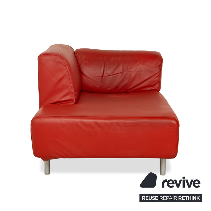 Cassina Met Leder Chaiselounge Liege Sessel Rot