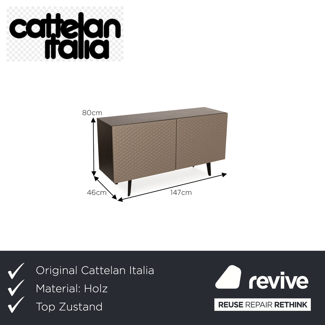 Buffet en bois absolut Cattelan Italia brun noir