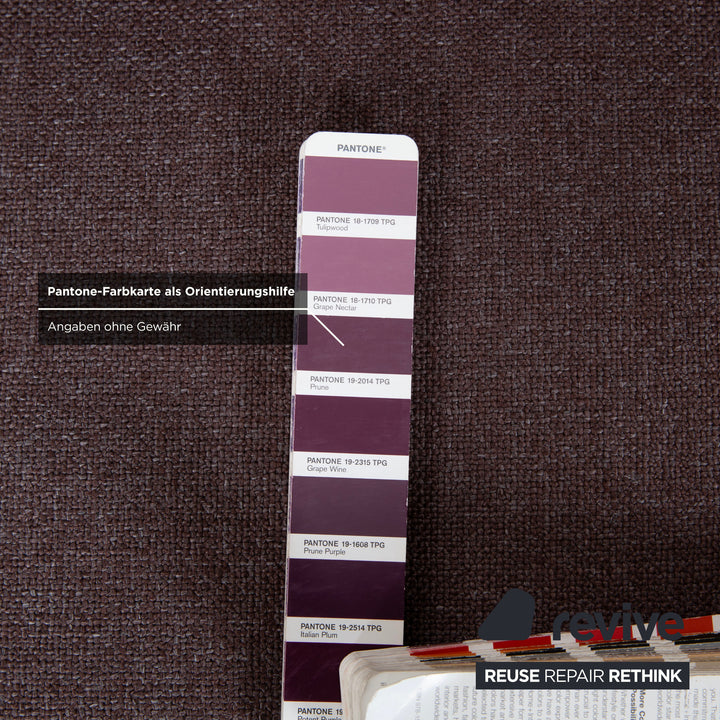 Canapé 3 places en tissu Corduroy Avalanche gris avec fonction manuelle
