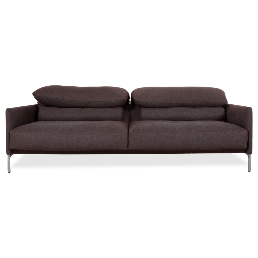 Cor Avalanche Stoff Dreisitzer Grau manuelle Funktion Sofa Couch