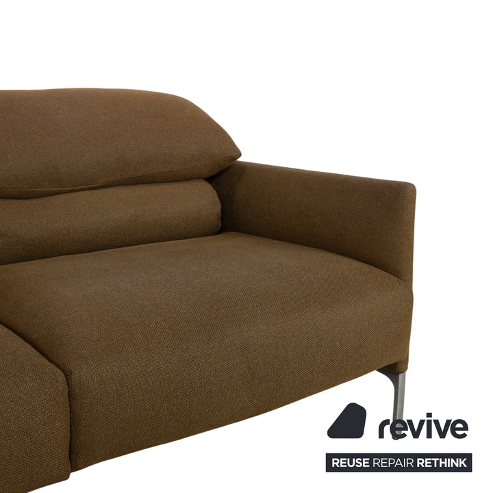 Corduroy Avalanche Fabric Suite Three-seater Two-seater Brown Bronze Red Manual Recliner Sofa Couch