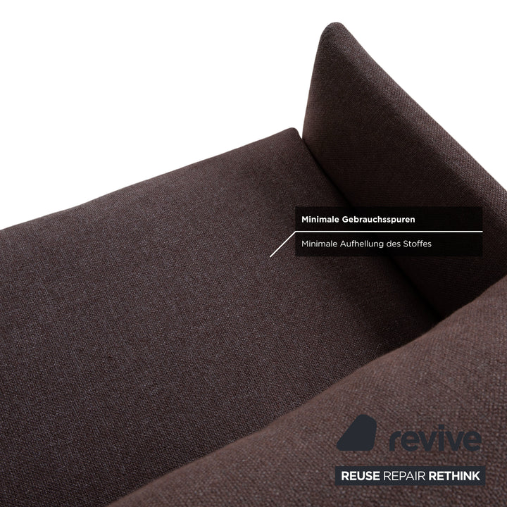 Corduroy Avalanche Fabric Suite Three-seater Two-seater Brown Bronze Red Manual Recliner Sofa Couch