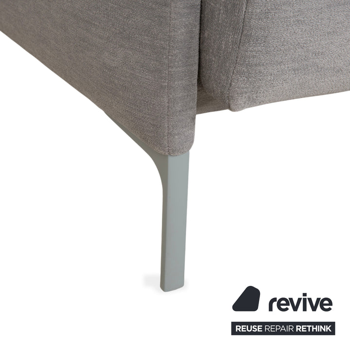 Fauteuil en tissu Cor Avalanche gris à commande manuelle