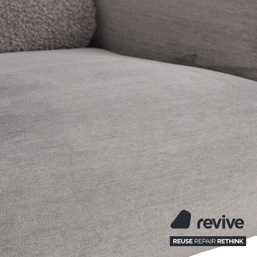 Fauteuil en tissu Cor Avalanche gris à commande manuelle