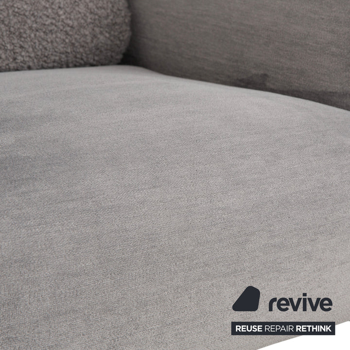 Fauteuil en tissu Cor Avalanche gris à commande manuelle
