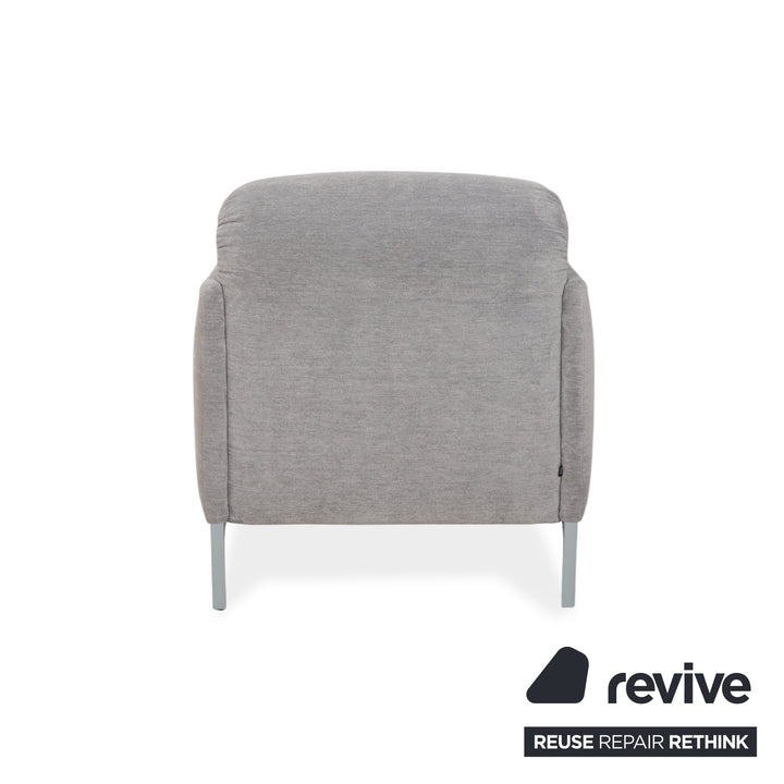 Fauteuil en tissu Cor Avalanche gris à commande manuelle