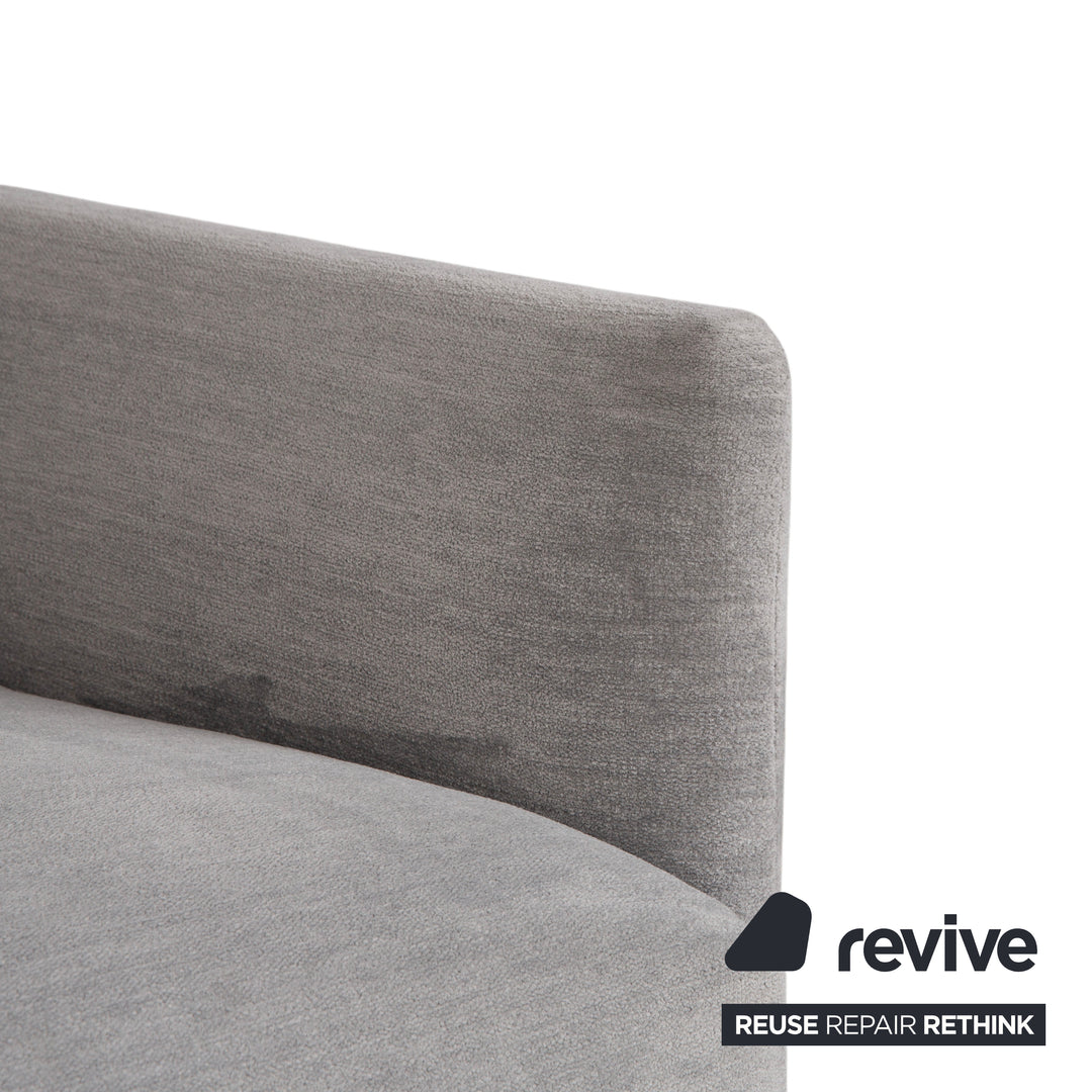 Fauteuil en tissu Cor Avalanche gris à commande manuelle