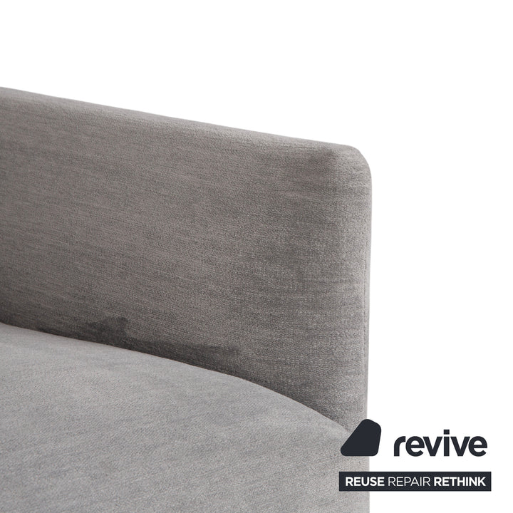 Fauteuil en tissu Cor Avalanche gris à commande manuelle