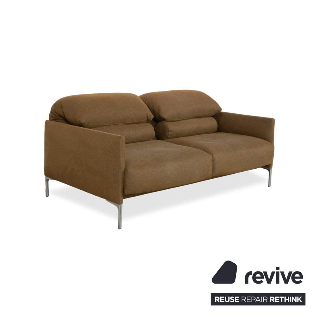 Canapé deux places Cor Avalanche Tissu Marron Bronze fonction manuelle