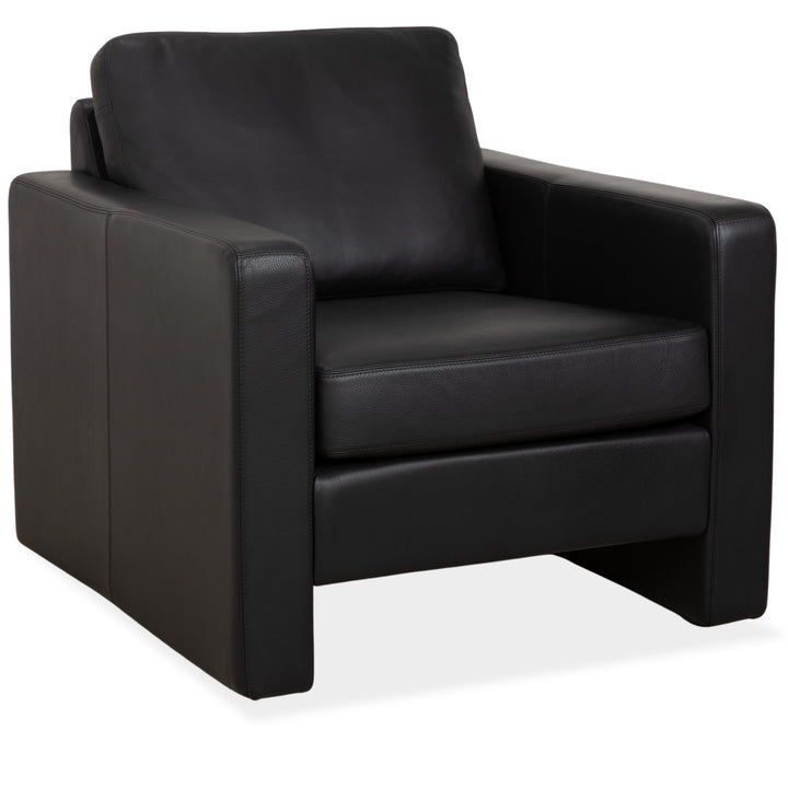 Cor Conseta Leder Sessel Schwarz