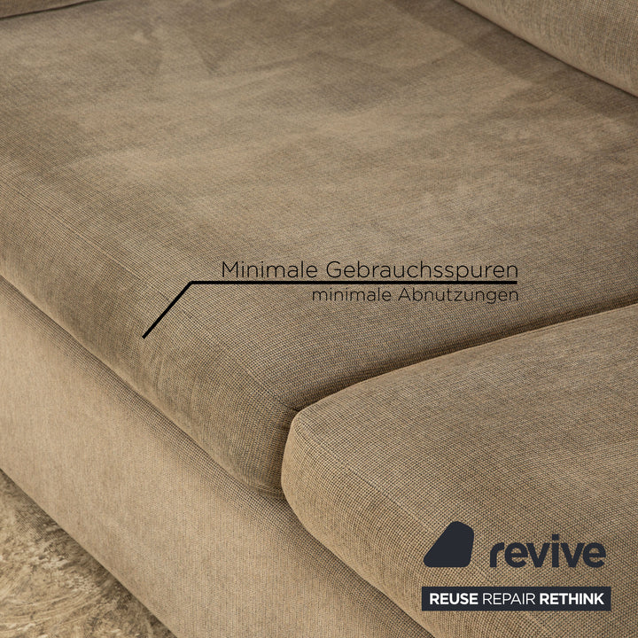 Cor Conseta Stoff Dreisitzer Grau Sofa Couch