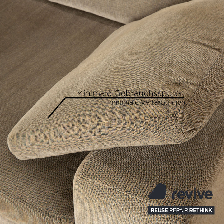 Cor Conseta Stoff Dreisitzer Grau Sofa Couch