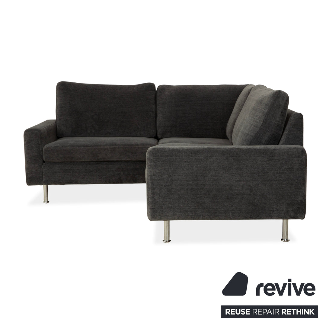 Cor Conseta Stoff Ecksofa Grau Blau Sofa Couch