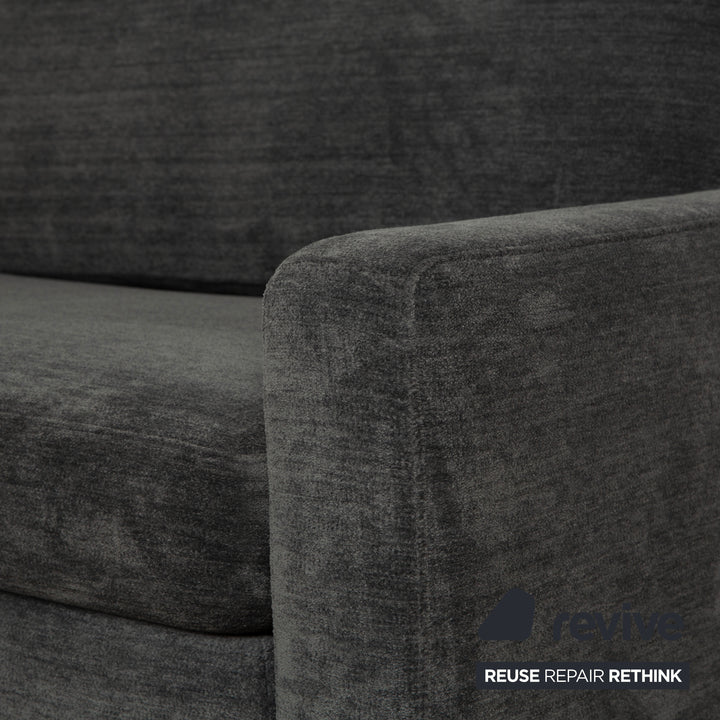 Cor Conseta Stoff Ecksofa Grau Blau Sofa Couch