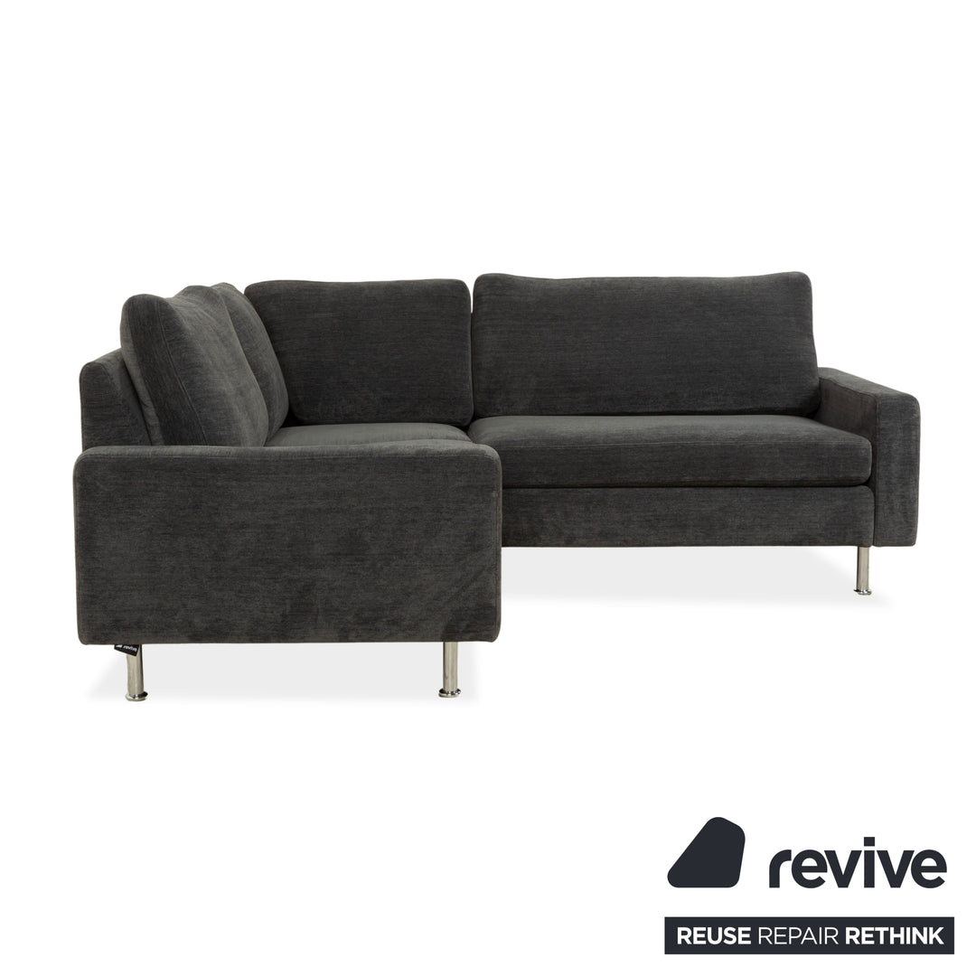 Cor Conseta Stoff Ecksofa Grau Blau Sofa Couch