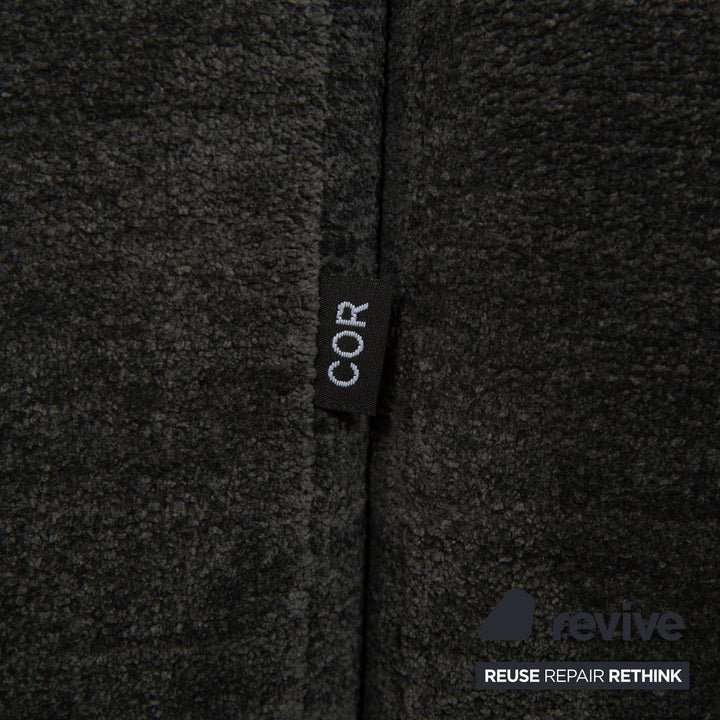Cor Conseta Stoff Ecksofa Grau Blau Sofa Couch