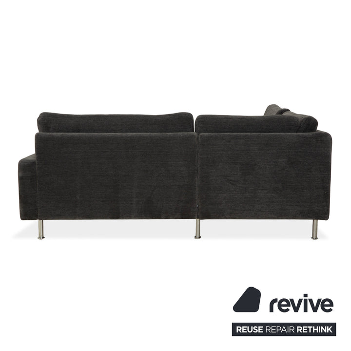 Cor Conseta Stoff Ecksofa Grau Blau Sofa Couch
