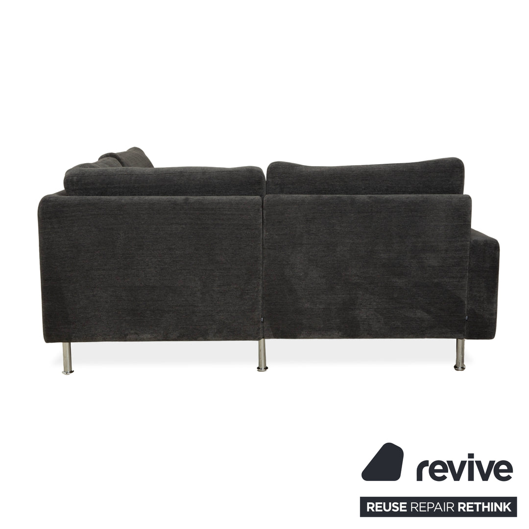 Cor Conseta Stoff Ecksofa Grau Blau Sofa Couch