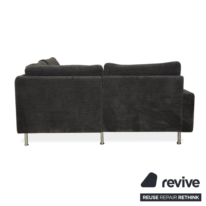 Cor Conseta Stoff Ecksofa Grau Blau Sofa Couch