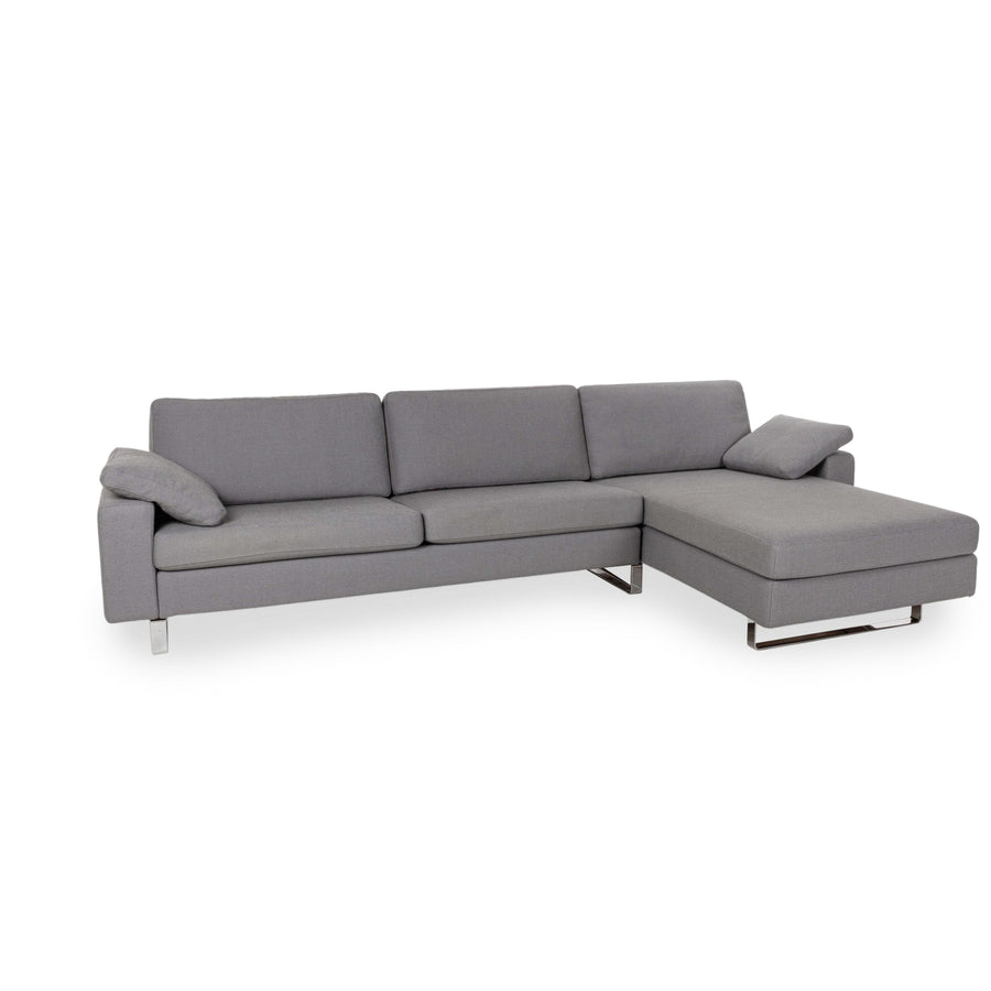 Cor Conseta Stoff Ecksofa Grau Recamiere Rechts Sofa Couch